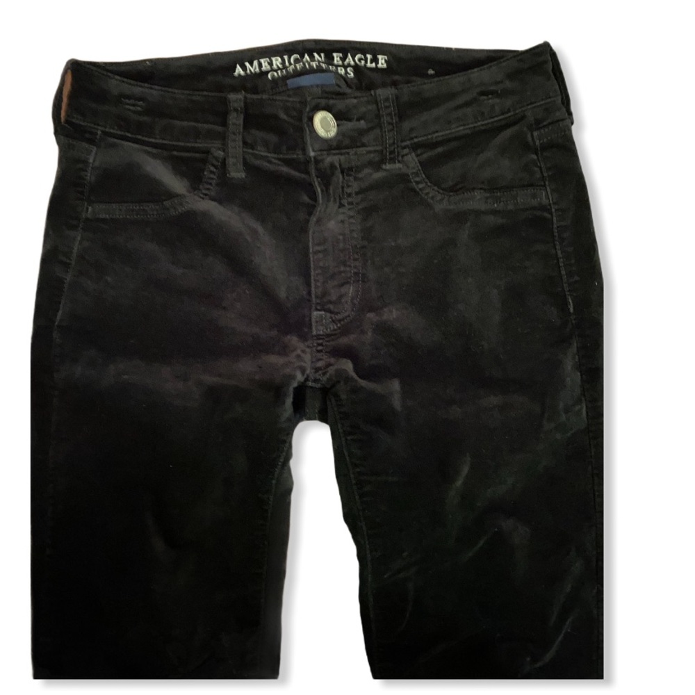 American Eagle 🦅 Outfitters stretch velvet jeans - Picture 2 of 5